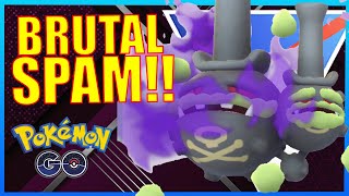 NEW SHADOW GALARIAN WEEZING IS RIDICILOUSLY SPAMMY  POKÉMON GO BATTLE LEAGUE [upl. by Ardath]