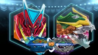 z Achilles vs yegdrion Beyblade burst quadstrike  part 1 [upl. by Ignatius]