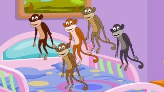 Nursery Rhyme Street  Five Little Monkeys Song  Popular Nursery Rhymes and Kids Songs  Ep 7 [upl. by Learsiy]