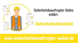 Sicherheitsdatenblatt  Die Erklärung für Sicherheitsbeauftragte  Definition [upl. by Burrill872]