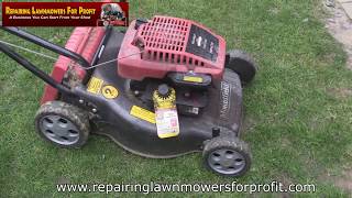 Mountfield HP 470 Petrol Lawnmower Repairs [upl. by Gearalt382]