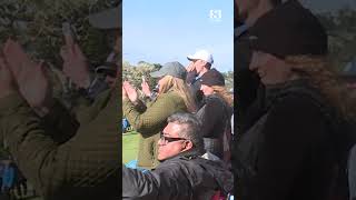 Will Arnett gets chippy with Club 15 fans at the ATampT Pebble Beach ProAm [upl. by Domph]