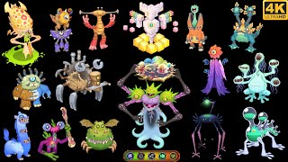 Ethereal Workshop  All Monster Sounds and Animations My Singing Monsters 4k [upl. by Lam]