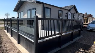 The Stunning Love Oakland Lodge 2 Bedroom 40 x 20 Sited With Decking On 12 Month [upl. by Krute]