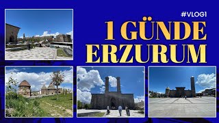 1 Günde Erzurumda Dünyaları Gezdim  Erzurum Gezisi vlog1 [upl. by Ellegna]