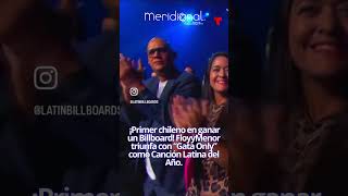 FloyyMenor hace historia al ganar Global 200 Canción Latina del Año Billboard por quotGata Onlyquot [upl. by Aneliram680]