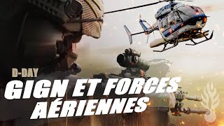 Le GIGN et les forces aériennes de la gendarmerie sécurisent lanniversaire du débarquement [upl. by Sucramaj422]