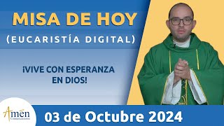 Misa de Hoy  Padre Carlos Yepes  Jueves 03 Octubre de 2024 l Eucaristía Digital  Fe  Dios [upl. by Ping]