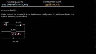 fpy123  Obwód z kondensatorem  Zadanie z fizyki  filomaorg [upl. by Mcneely561]