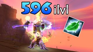 PREBUFF Resto Druid was ROUGH  Tyrannical Grim Batol 8 vs UNDERGEARED 596ilvl [upl. by Tinya]