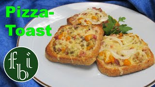 Pizzatoast  Pizzabrötchen immer wieder gut [upl. by Helbona]