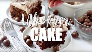 How to make Whopper Cake aka Malted Milk Ball Cake [upl. by Ytsirhc409]