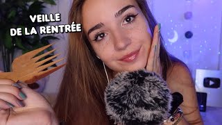 ASMR 📖 Veille de la rentrée  je te relaxe te rassure et te prépare 💞🧸spécial fille [upl. by Stearne]