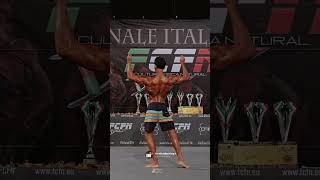 Campione Italiano Mens Physique WALK naturalbodybuilding [upl. by Rimidalb34]