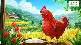 LITTLE RED HEN  A FUN SONG TEACHING HARD WORK TO CHILDREN [upl. by Seiuqram]