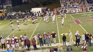 Maroon Tide Galax va Senior night amp the last football gamecongratulations to Brandon C Eze ❤️ [upl. by Araihc]