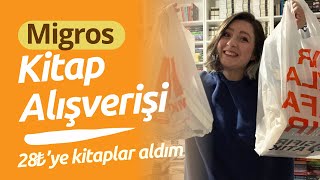 Kitap Alışverişi  Migros’ta kitaplar 28 TL [upl. by Musette]