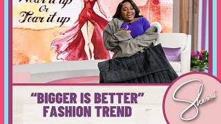 Oversized Fashion Trend Wear It Up or Tear It Up  Sherri Shepherd [upl. by Marka]