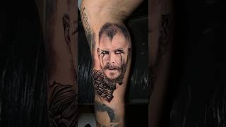 Floki Vikings passo a passo resultado no finalzinho ASMRTATTOO asmr tattoo fyp [upl. by Dyol]