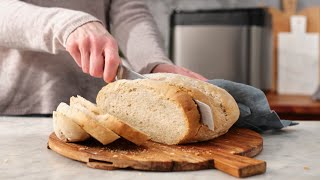 Crusty French Bread Recipe made with Panasonic Breadmaker SDYR2550 [upl. by Johnna]