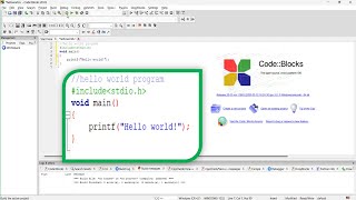 quotHello Worldquot Program in C using Code Blocks IDE [upl. by Kohsa221]