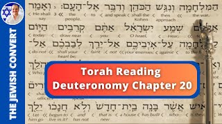 Deuteronomy Chapter 20  Torah Reading in Hebrew with English Translation  TORAH STUDY [upl. by Spain]