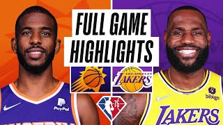 SUNS at LAKERS  FULL GAME HIGHLIGHTS  October 22 2021 [upl. by Serena427]