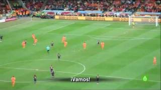 Iniesta goal live from Soccer City Joburg Spain 1 Holland 0 Final of World Cup 2010 South Africa 12 [upl. by Anahsat533]