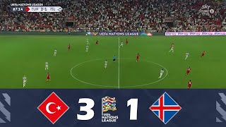 Türkiye  İzlanda 31  UEFA Uluslar Ligi 202425  Maç Özeti [upl. by Ladnyc199]