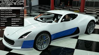 GTA 5  Past DLC Vehicle Customization  Coil Cyclone Rimac Concept One [upl. by Lakim868]