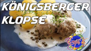 DELICIOUS Königsberger Klopse  German Meatballs  The BEST [upl. by Nena]