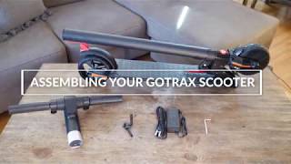 GOTRAX G2 Electric Scooter Assembly Instructions [upl. by Truman]