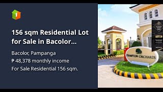 156 sqm Residential Lot for Sale in Bacolor Pampanga [upl. by Nickey]