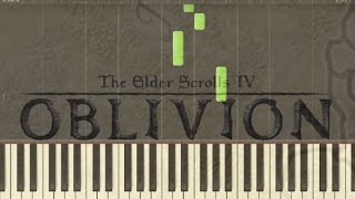 Harvest Dawn Piano Tutorial Oblivion OST [upl. by Etnoval]