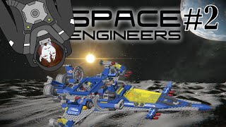 Big Space Ship on the Moon  Space Engineers [upl. by Butcher47]