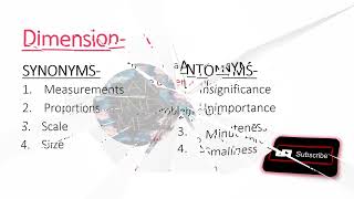 dimension meaning dimension meaning in hindi dimension meaning in english dimension word 5 sent [upl. by Anaid]