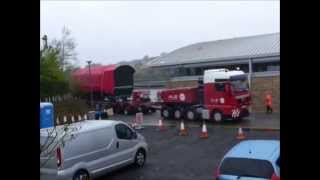 LNER A4 4489 Dominion of Canada leaving NRM Shildon 010514 [upl. by Soilisav83]