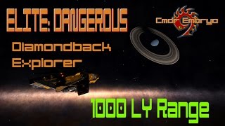 Elite Dangerous  Diamondback Explorer 1000LY Range Build [upl. by Xet]