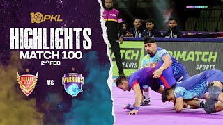 Match Highlights Dabang Delhi KC vs Bengal Warriors  February 2  PKL Season 10 [upl. by Sabu]