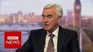 John McDonnell quotWe are going to win this election because our country needs usquot BBC News [upl. by Tulley878]