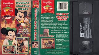 Walt Disney World at Home  Holiday Crafts amp Treats 1996 VHS 60fps [upl. by Assetan]