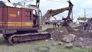 Ruston  Bucyrus RB 22 with watercooled engine cable backhoe [upl. by Aham321]