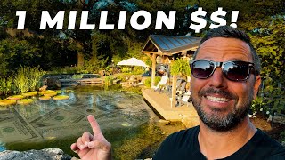 1 MILLION  Recreational Swim Pond  Its unbelievable [upl. by Ellened]