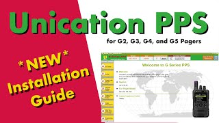 Unication PPS Installation for G2  G5 pagers [upl. by Marten]