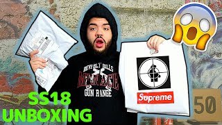 SUPREME SS18 PUBLIC ENEMY UNBOXING  MORE WEEK 4 PICKUP [upl. by Eastlake]