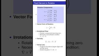 Vorticity  Irrotational Flow  Fluid Element in Rotation fluidmechnics engineering [upl. by Manly322]