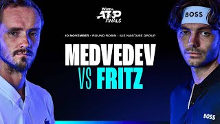 Medvedev vs Fritz NITTO ATP Finals Torino 10112024 [upl. by Furr]