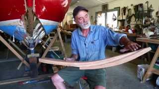 Part 6  Wooden boat repair  Installing the forefoot on a Herreshoff 12 12 [upl. by Tansy575]