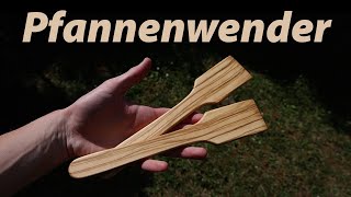 Pfannenwender aus Olivenholz  Die Holzstube [upl. by Neelyad]