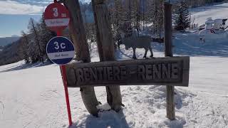 3 ZINNEN SKI RESORT Sexten Versciaco Stiergarten RotwandCroda Rossa February 2018 [upl. by Amada]